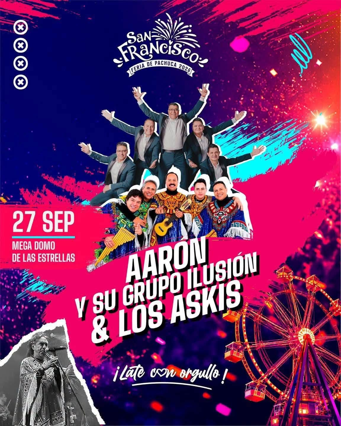 Boletos Aaron y Askis Domo de las Estrellas Pachuca
