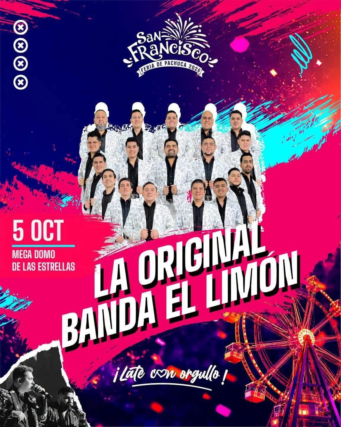 Boletos Banda el Limon Domo de las Estrellas Pachuca