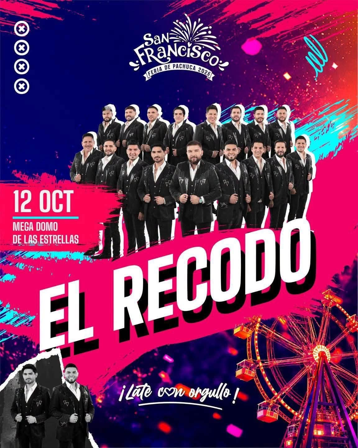 Boletos Banda el Recodo Domo de las Estrellas Pachuca