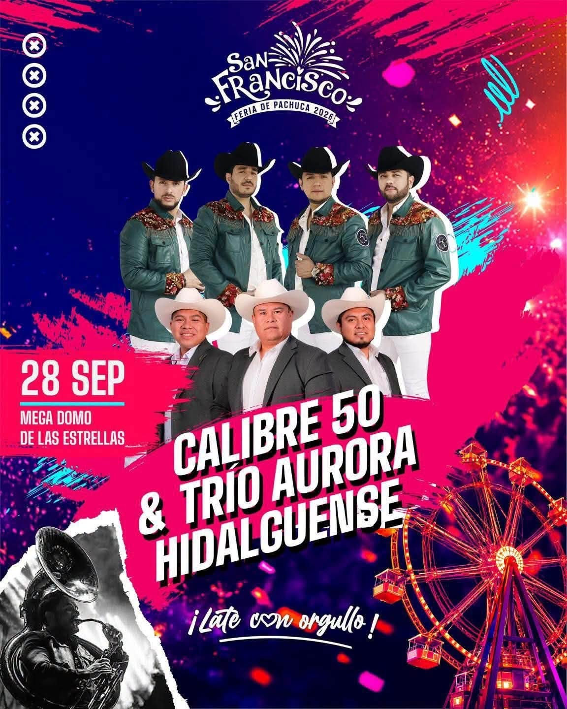 Boletos Calibre 50 Domo de las Estrellas Pachuca