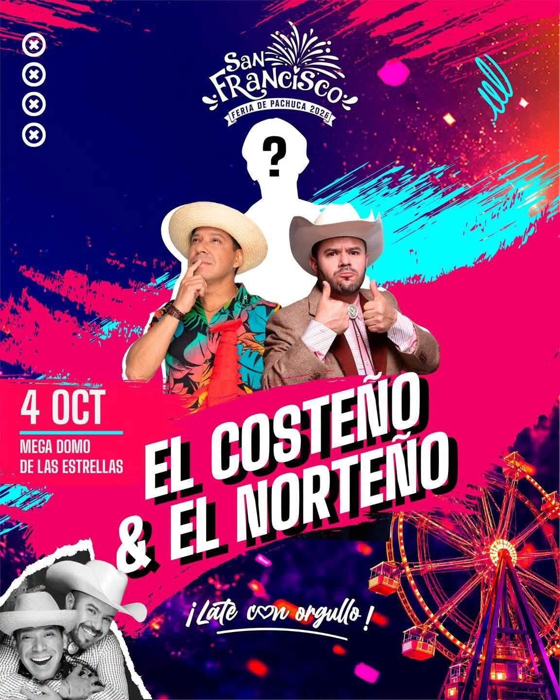 Boletos Costeño y Norteño Domo de las Estrellas Pachuca