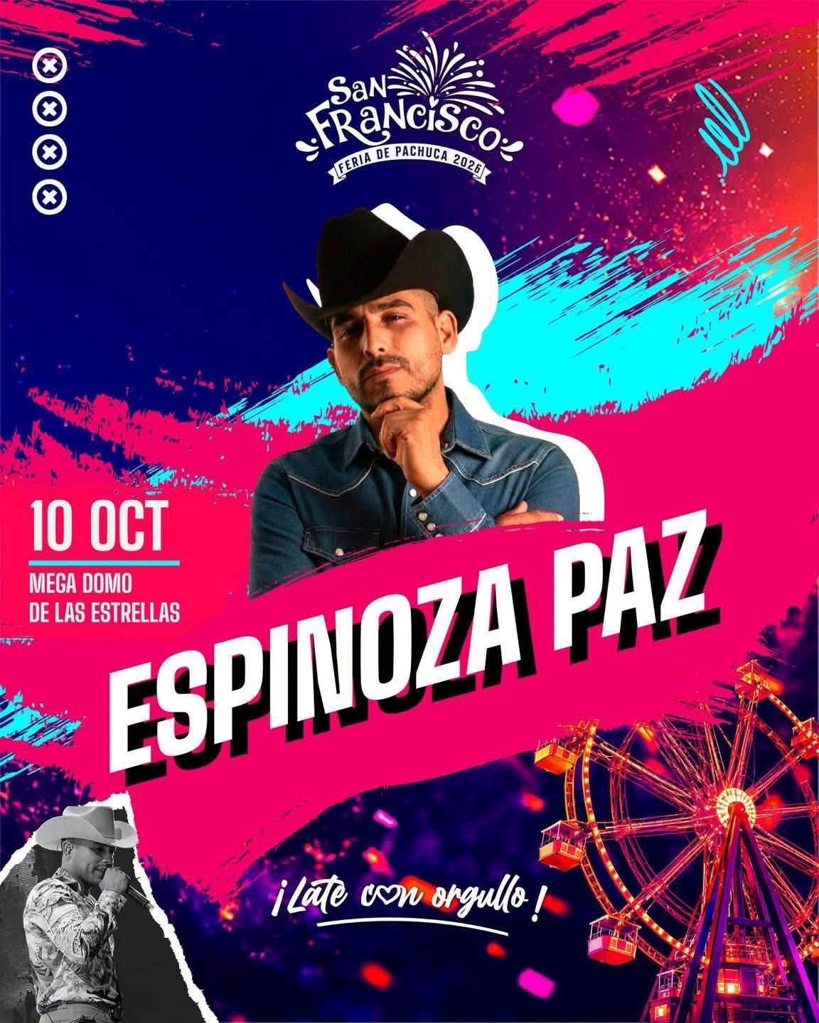 Boletos Espinoza Paz Domo de las Estrellas Pachuca