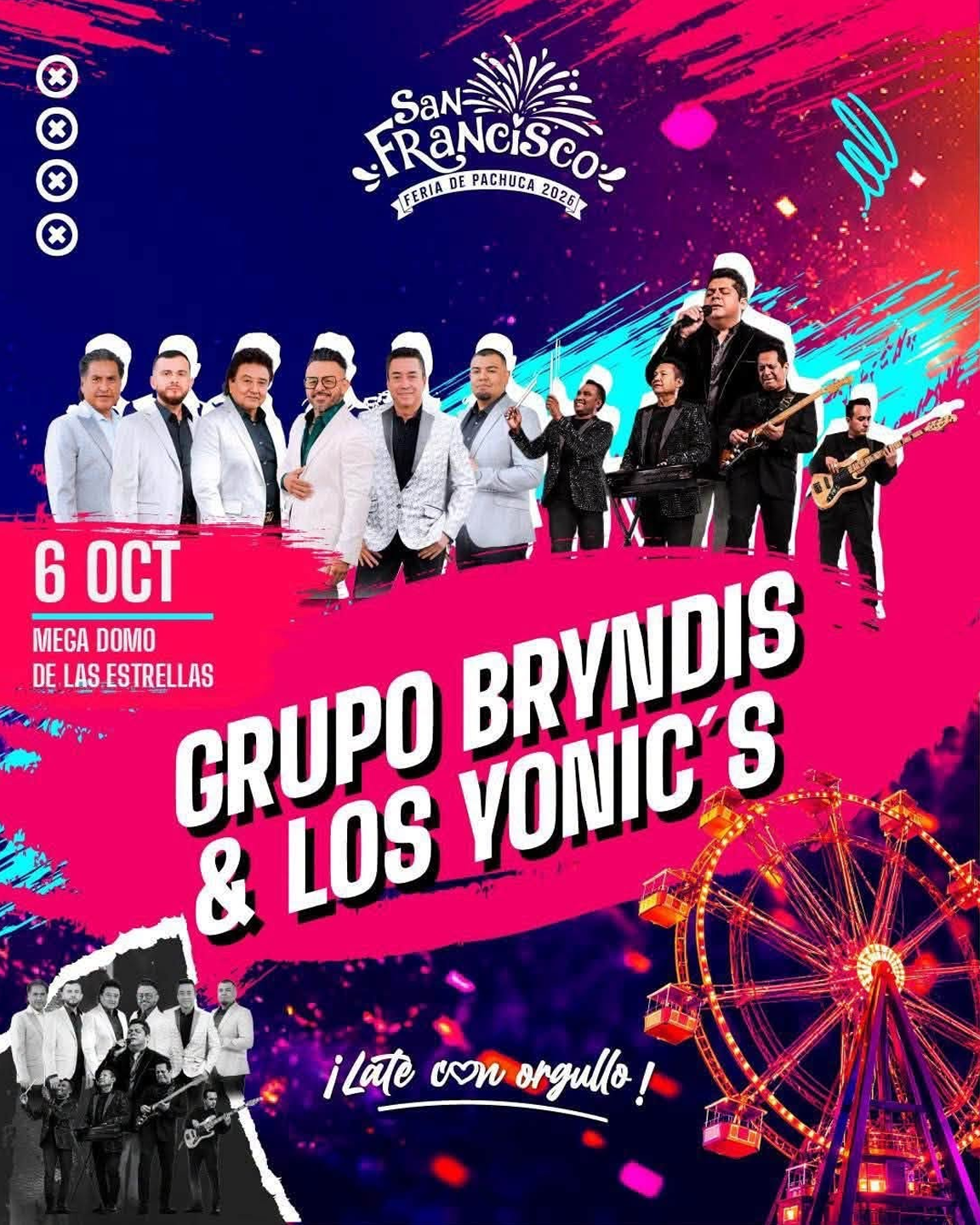 Boletos Grupo Bryndis Domo de las Estrellas Pachuca