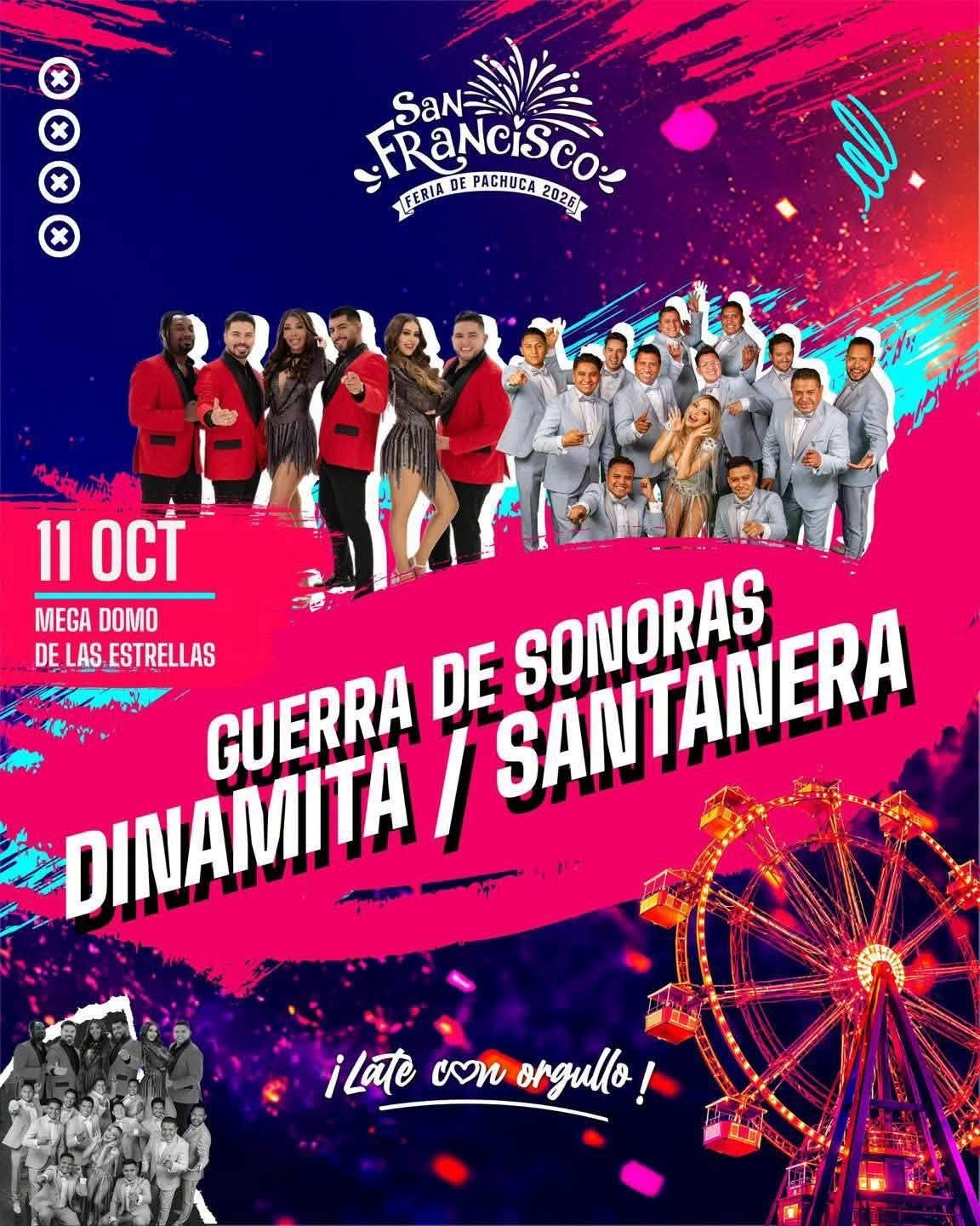 Boletos Guerra Sonidera Domo de las Estrellas Pachuca
