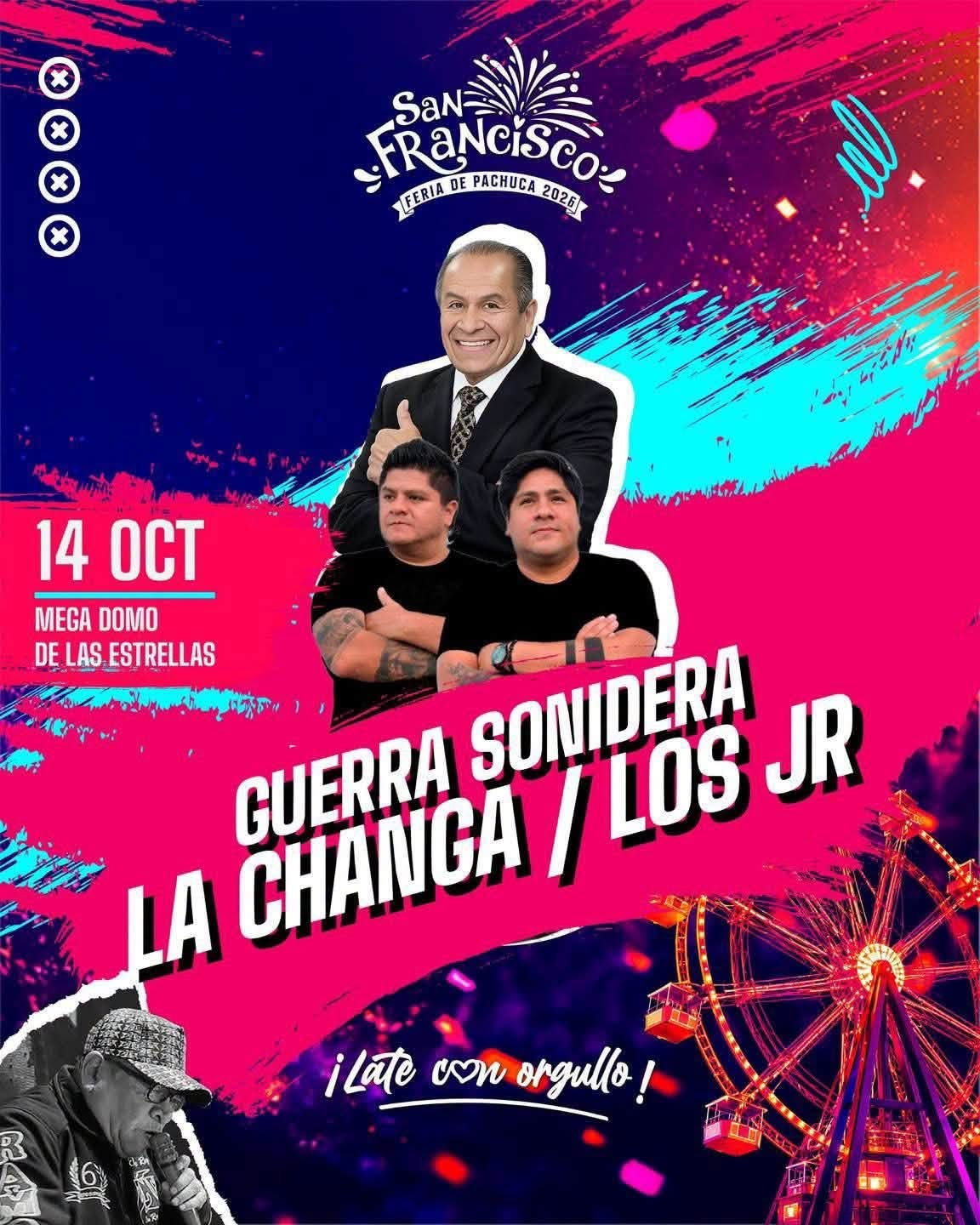 Boletos La Changa Domo de las Estrellas Pachuca