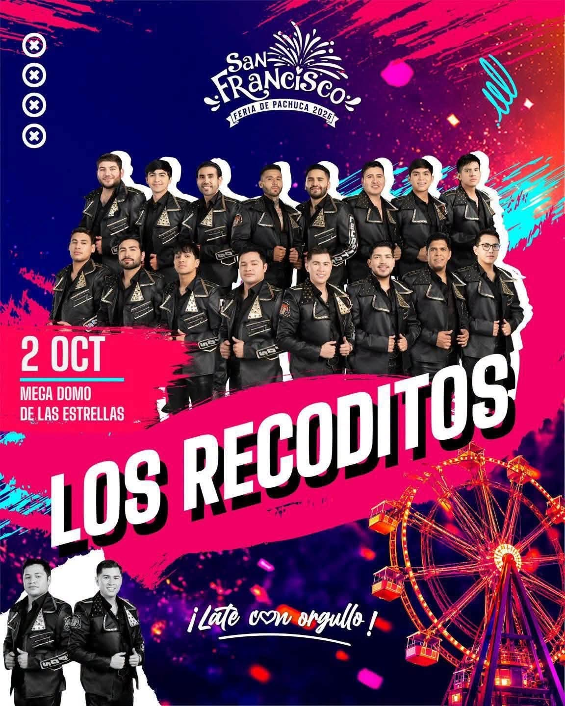 Boletos Los Recoditos Domo de las Estrellas Pachuca