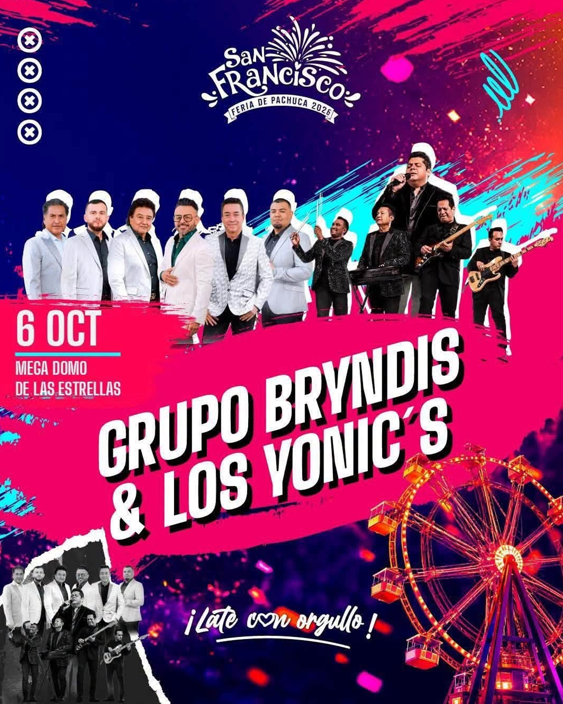 Boletos Yonics Domo de las Estrellas Pachuca