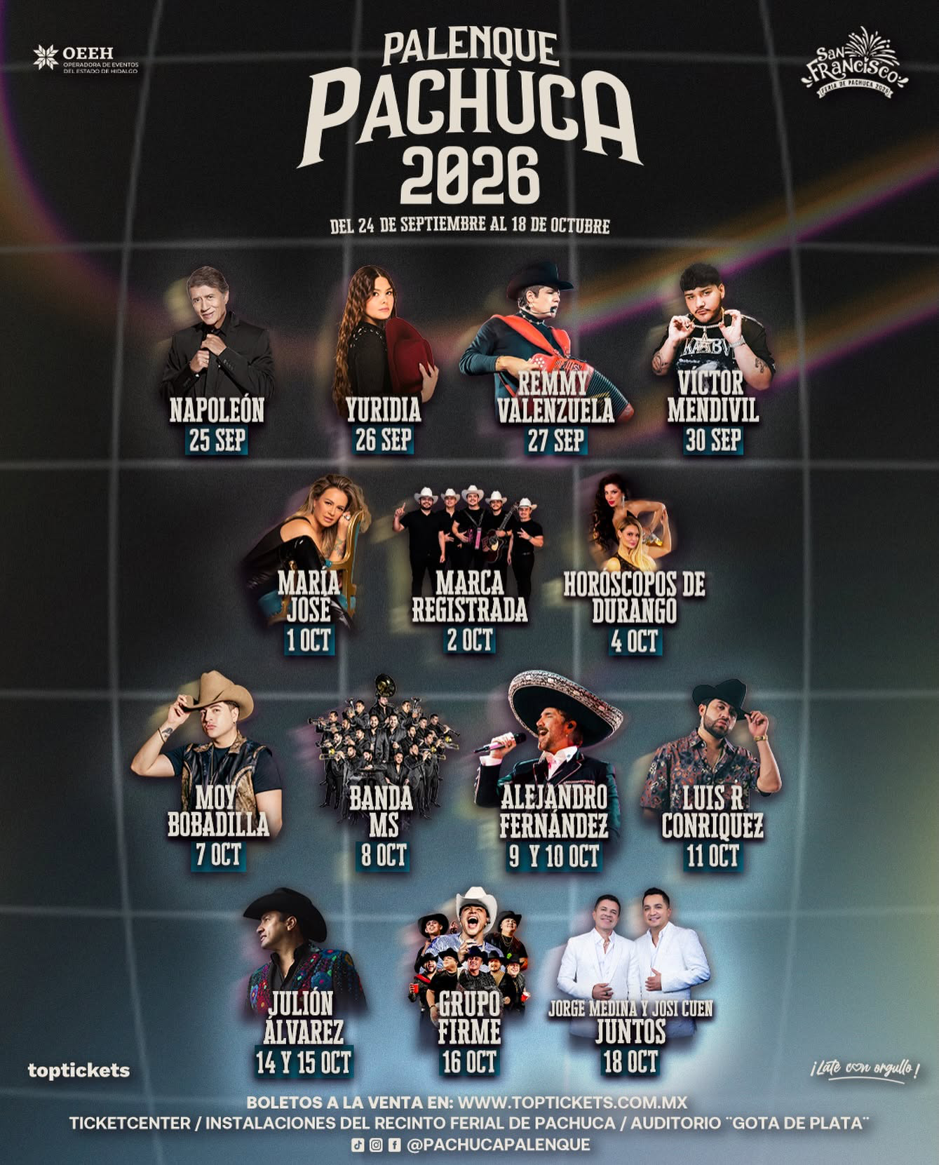 Cartel Palenque Pachuca